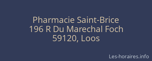 Pharmacie Saint-Brice