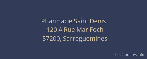 Pharmacie Saint Denis