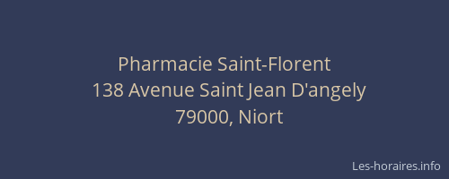 Pharmacie Saint-Florent