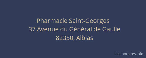 Pharmacie Saint-Georges