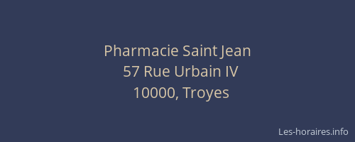 Pharmacie Saint Jean