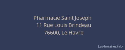 Pharmacie Saint Joseph
