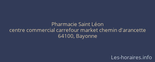 Pharmacie Saint Léon