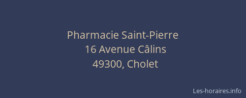Pharmacie Saint-Pierre