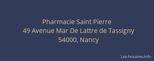 Pharmacie Saint Pierre