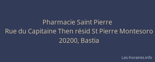 Pharmacie Saint Pierre