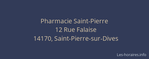 Pharmacie Saint-Pierre