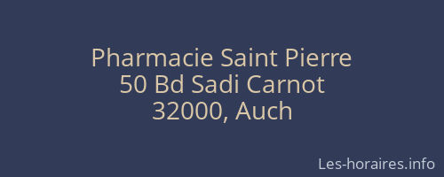 Pharmacie Saint Pierre