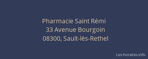 Pharmacie Saint Rémi