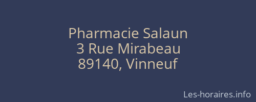 Pharmacie Salaun