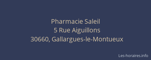 Pharmacie Saleil