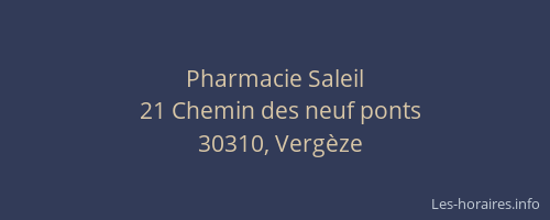 Pharmacie Saleil