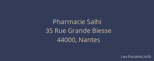 Pharmacie Salhi