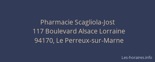 Pharmacie Scagliola-Jost