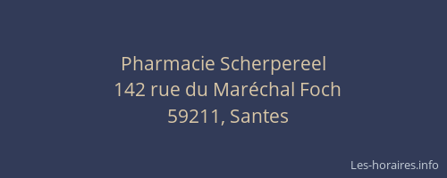 Pharmacie Scherpereel
