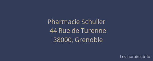 Pharmacie Schuller