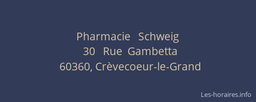 Pharmacie   Schweig