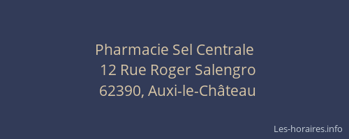 Pharmacie Sel Centrale
