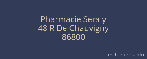 Pharmacie Seraly