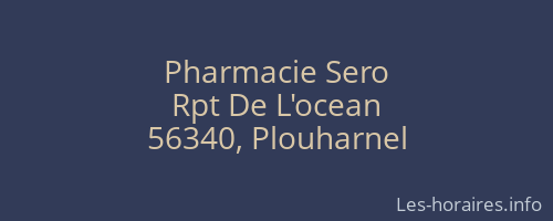 Pharmacie Sero