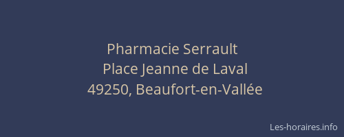 Pharmacie Serrault