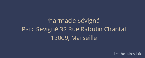 Pharmacie Sévigné