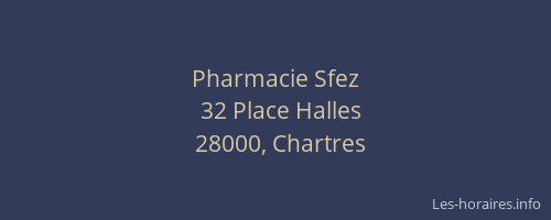 Pharmacie Sfez