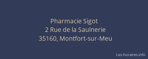 Pharmacie Sigot