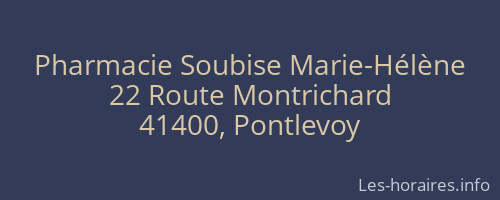 Pharmacie Soubise Marie-Hélène