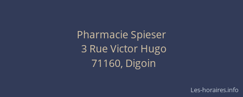 Pharmacie Spieser