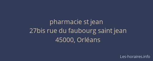 pharmacie st jean