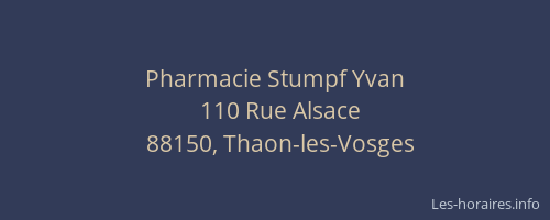 Pharmacie Stumpf Yvan