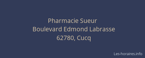 Pharmacie Sueur