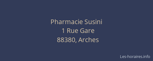 Pharmacie Susini