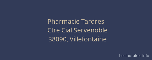 Pharmacie Tardres