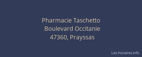 Pharmacie Taschetto