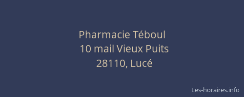 Pharmacie Téboul