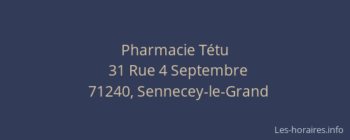 Pharmacie T&eacute;tu