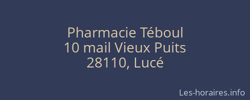 Pharmacie Téboul