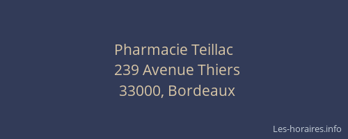 Pharmacie Teillac