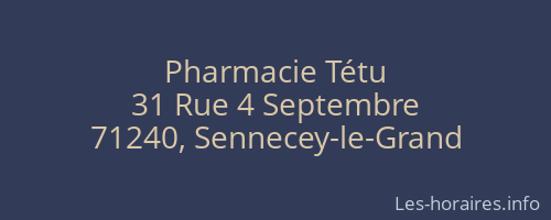 Pharmacie Tétu