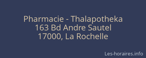 Pharmacie - Thalapotheka