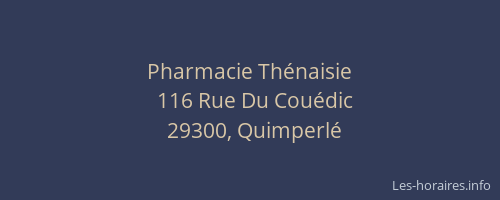Pharmacie Thénaisie