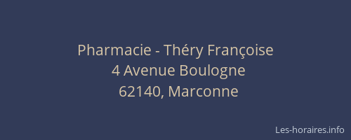 Pharmacie - Théry Françoise