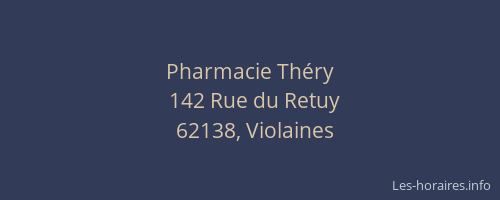 Pharmacie Théry