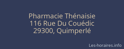 Pharmacie Thénaisie