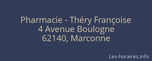 Pharmacie - Théry Françoise