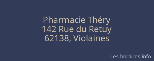 Pharmacie Théry