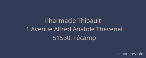 Pharmacie Thibault