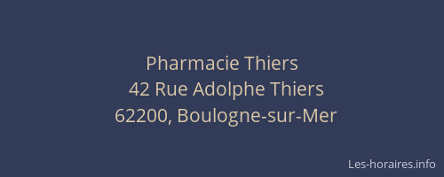 Pharmacie Thiers